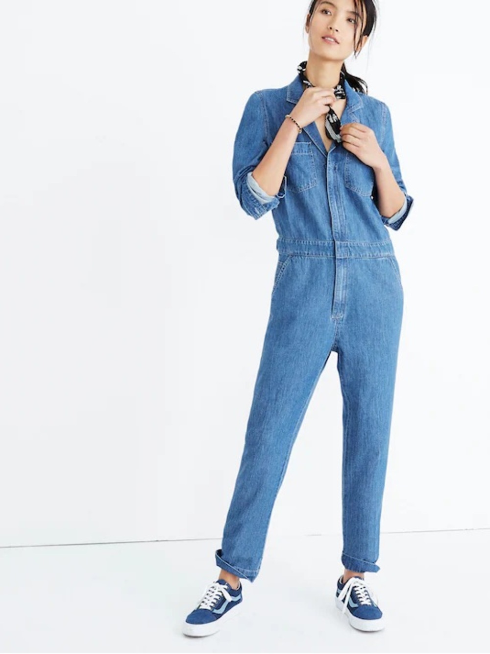 Madewell Denim Coverall Jumpsuit